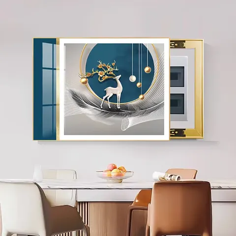 动物 单幅 装饰画 现代简约 餐厅背景墙挂画