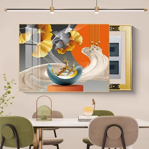 动物 单幅 装饰画 现代简约 餐厅背景墙挂画