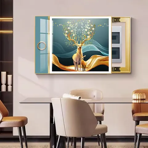 动物 单幅 装饰画 现代简约 餐厅背景墙挂画