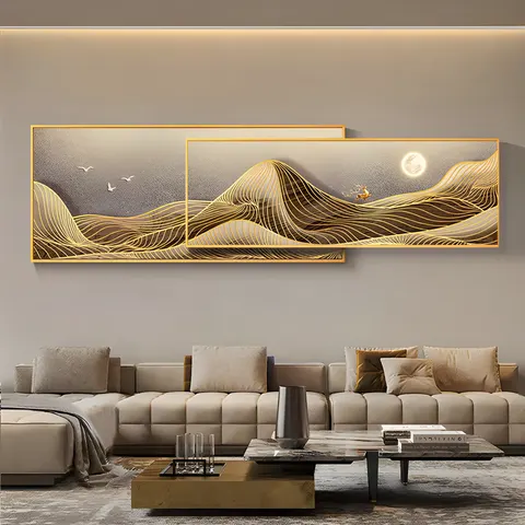 人物 单幅 装饰画 现代简约 酒店背景墙挂画 晶瓷画