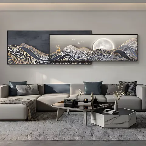 人物 单幅 装饰画 现代简约 酒店背景墙挂画 晶瓷画