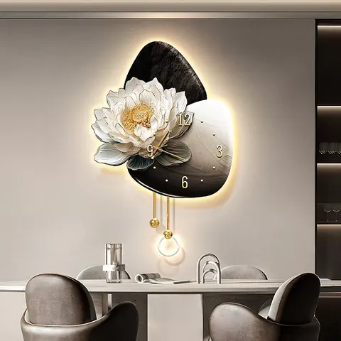 抽象 单幅 装饰画 现代简约 客厅背景墙挂画 LED带灯画