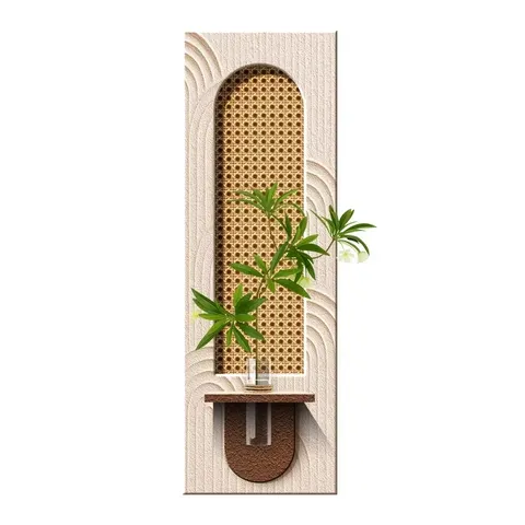 植物 单幅 装饰画 现代简约 客厅背景墙挂画 砂岩浮雕