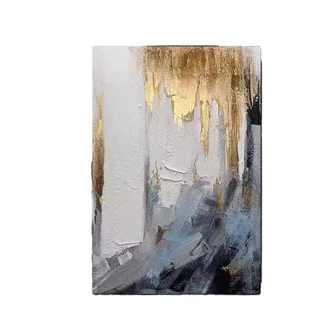 抽象 单幅 装饰画 现代简约 客厅背景墙挂画 手绘油画