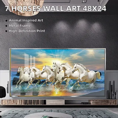 动物 单幅 装饰画 现代简约 客厅背景墙挂画 晶瓷画