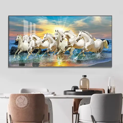 动物 单幅 装饰画 现代简约 客厅背景墙挂画 晶瓷画