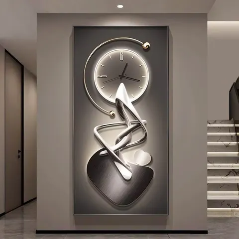 抽象 单幅 装饰画 高级灰 客厅背景墙挂画 晶瓷画