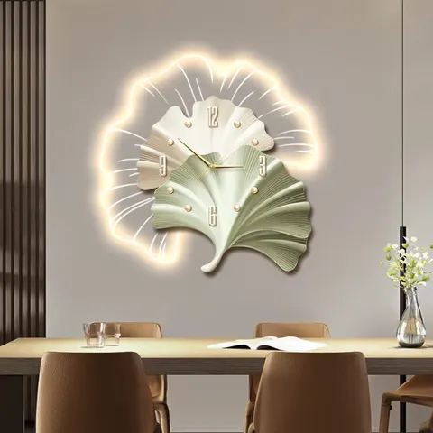 银杏 单幅 装饰画 现代简约 客厅背景墙挂画 LED带灯画
