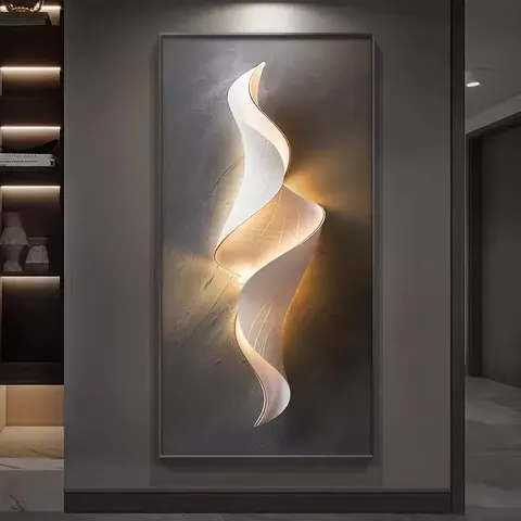 抽象 单幅 装饰画 现代简约 玄关背景墙挂画 晶瓷画