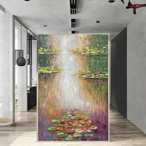 抽象 单幅 装饰画 现代简约 客厅背景墙挂画 手绘油画