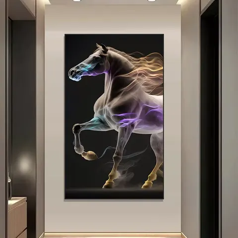 动物 单幅 装饰画 轻奢风 客厅背景墙挂画 晶瓷画