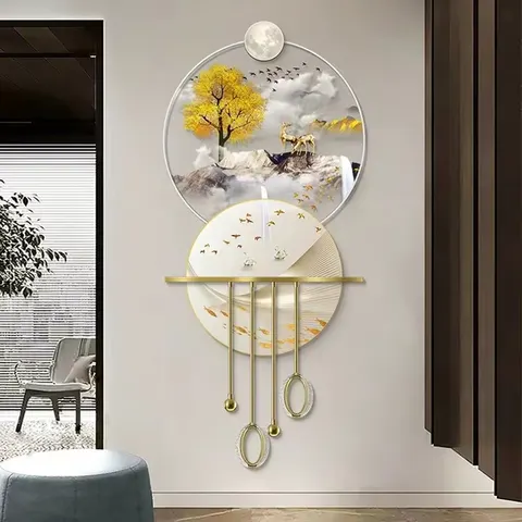 抽象 单幅 装饰画 现代简约 客厅背景墙挂画 LED带灯画