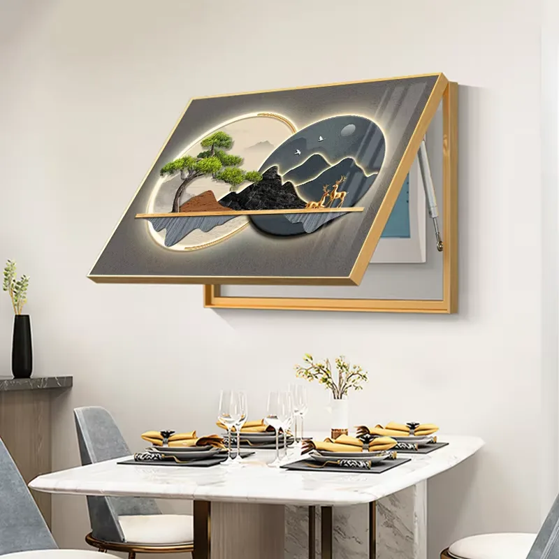 山水 单幅 装饰画 现代简约 客厅背景墙挂画
