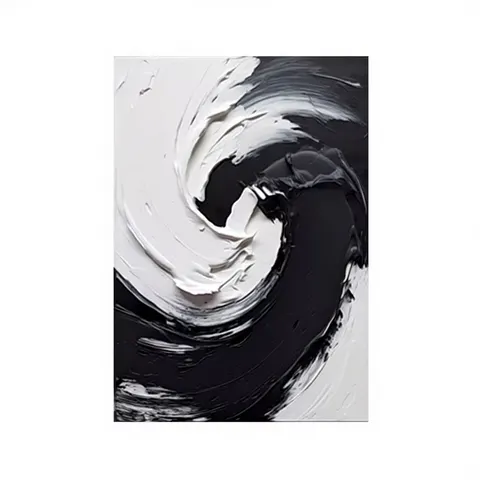 抽象 单幅 装饰画 现代简约 客厅背景墙挂画 手绘油画