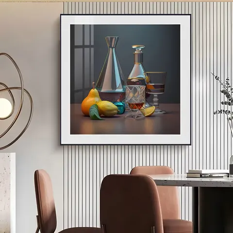 抽象 单幅 装饰画 现代简约 客厅背景墙挂画 晶瓷画