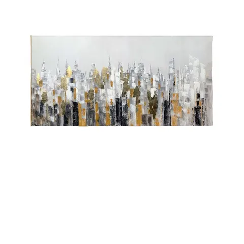 抽象 单幅 装饰画 轻奢风 酒店背景墙挂画 手绘油画