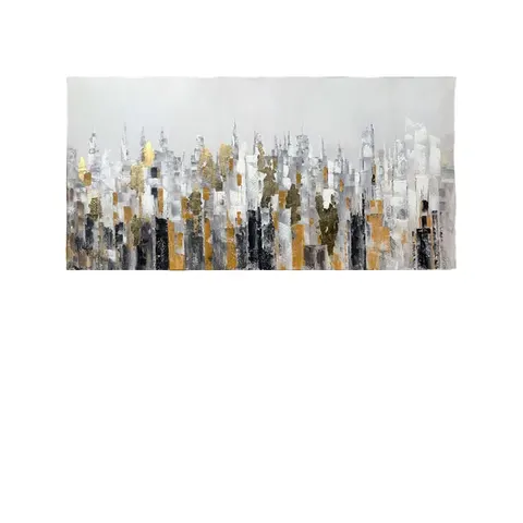 抽象 单幅 装饰画 轻奢风 酒店背景墙挂画 手绘油画