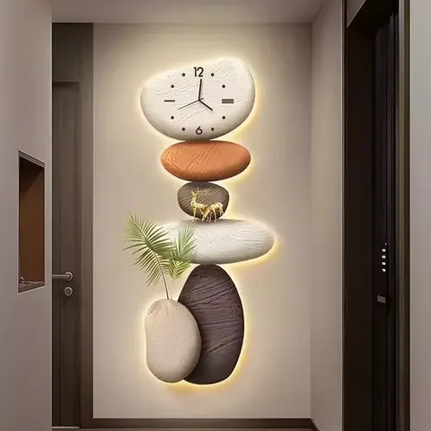 抽象 单幅 装饰画 轻奢风 客厅背景墙挂画 LED带灯画