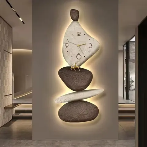 抽象 单幅 装饰画 轻奢风 客厅背景墙挂画 LED带灯画