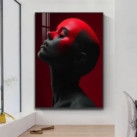 抽象 单幅 装饰画 轻奢风 客厅背景墙挂画 晶瓷画