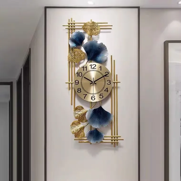 挂钟组合 单幅 装饰画 轻奢风 卧室背景墙挂画 挂钟