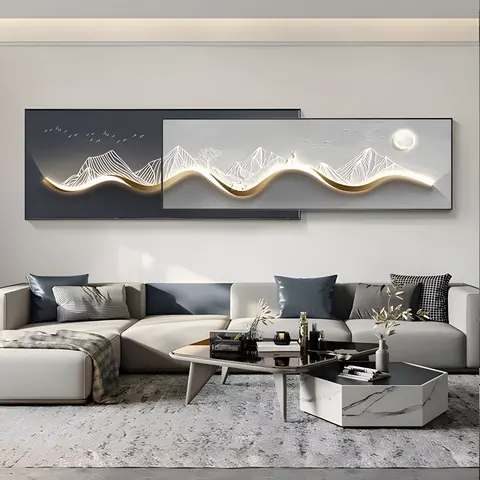 动物 单幅 装饰画 现代简约 客厅背景墙挂画 晶瓷画
