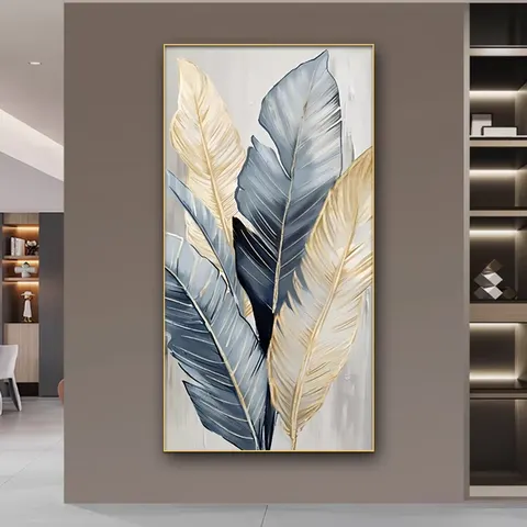 植物 单幅 装饰画 轻奢风 客厅背景墙挂画