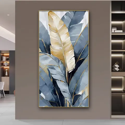植物 单幅 装饰画 轻奢风 客厅背景墙挂画