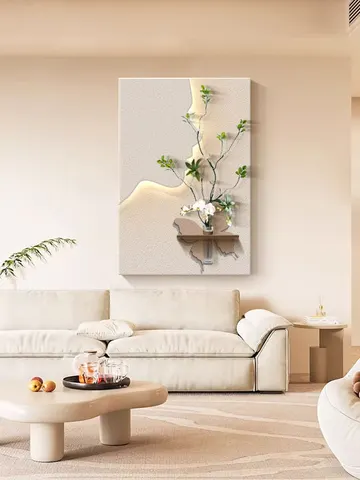 植物 单幅 装饰画 现代简约 客厅背景墙挂画