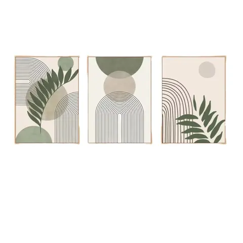 植物 单幅 装饰画 北欧风 客厅背景墙挂画 手绘油画