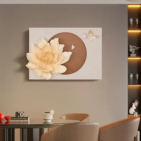 抽象 单幅 装饰画 现代简约 客厅背景墙挂画 砂岩浮雕