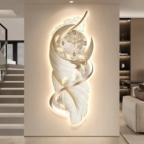 锦鲤 单幅 装饰画 现代简约 玄关背景墙挂画 晶瓷画