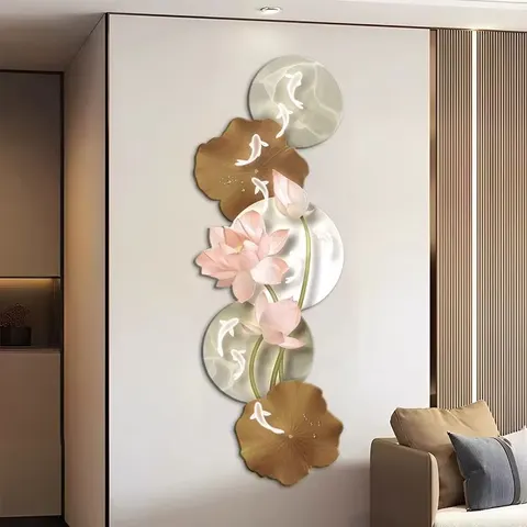 抽象 单幅 装饰画 现代简约 客厅背景墙挂画 LED带灯画