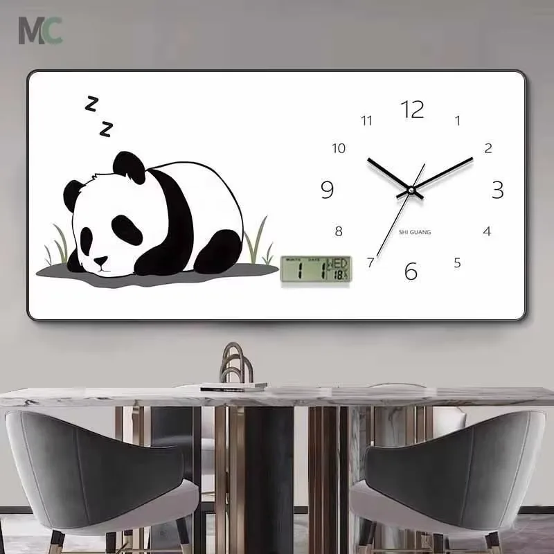 挂钟组合 单幅 装饰画 现代简约 客厅背景墙挂画 挂钟