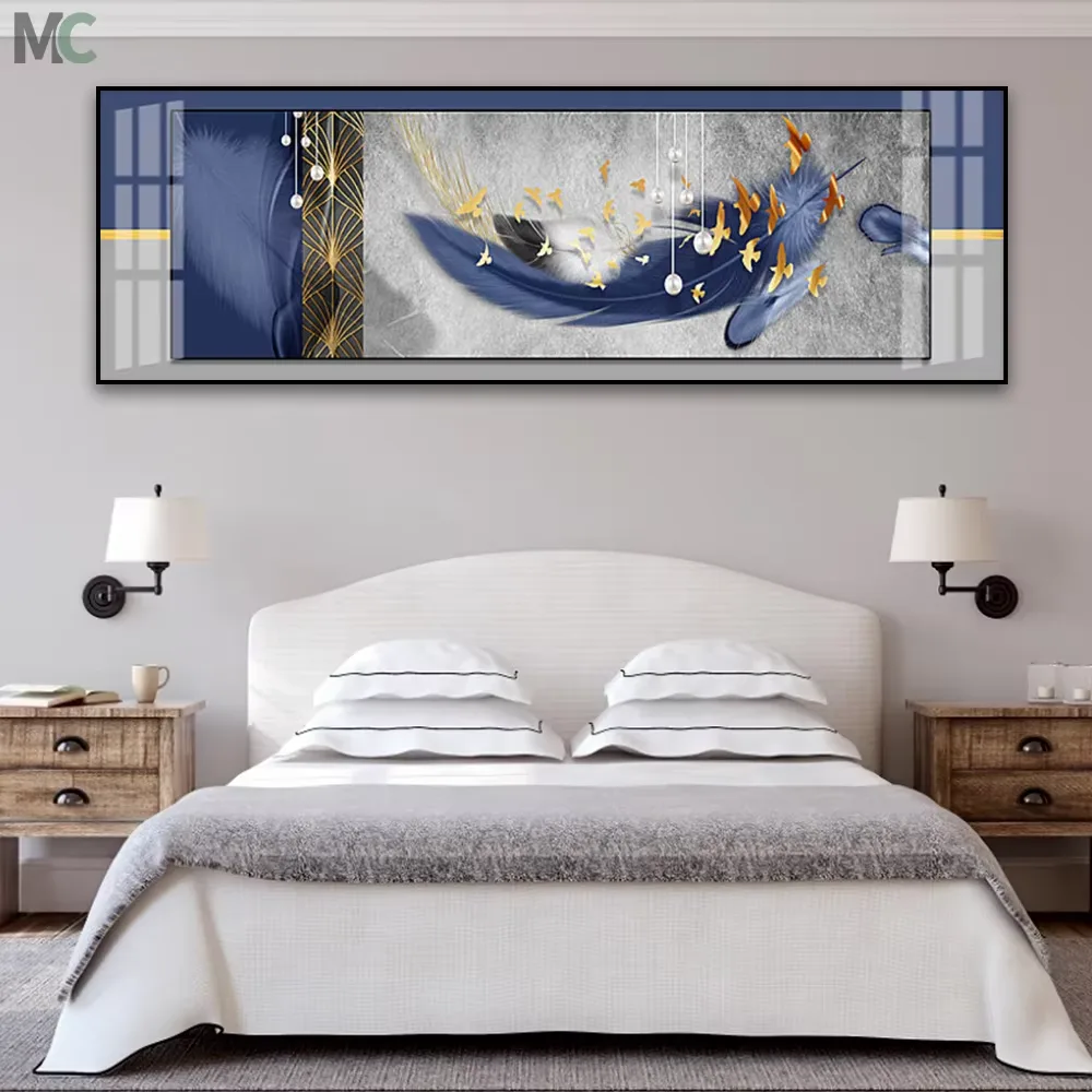 动物 单幅 装饰画 现代简约 卧室背景墙挂画 晶瓷画