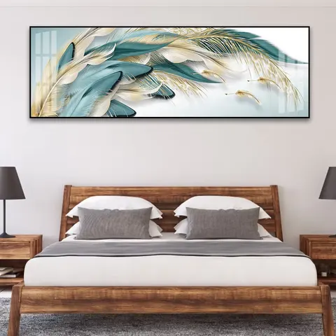 动物 单幅 装饰画 现代简约 卧室背景墙挂画 晶瓷画