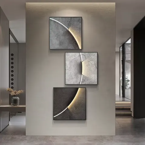 抽象 单幅 装饰画 现代简约 玄关背景墙挂画 晶瓷画