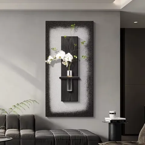城市 单幅 装饰画 现代简约 玄关背景墙挂画 砂岩浮雕