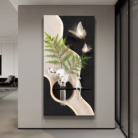 城市 单幅 装饰画 现代简约 玄关背景墙挂画