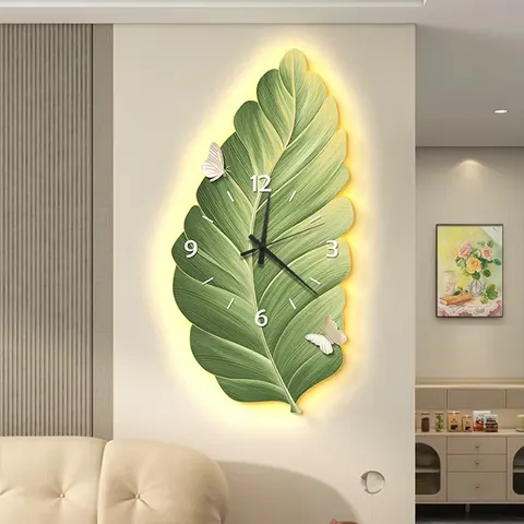 植物 单幅 装饰画 现代简约 客厅背景墙挂画 LED带灯画