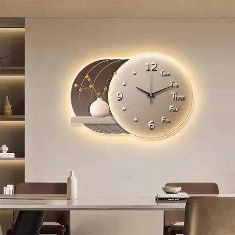 城市 单幅 装饰画 现代简约 餐厅背景墙挂画 LED带灯画