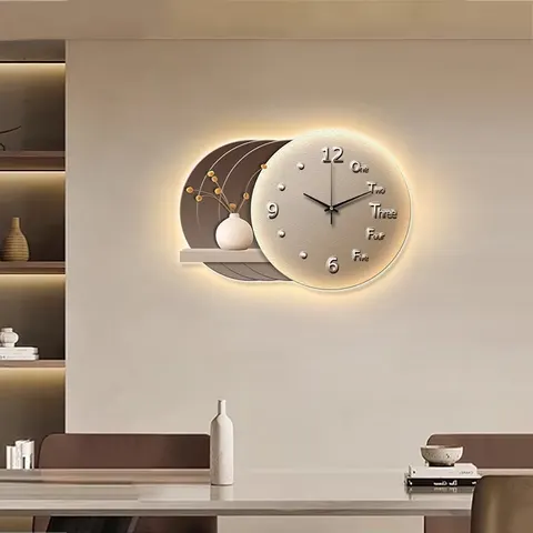 城市 单幅 装饰画 现代简约 餐厅背景墙挂画 LED带灯画