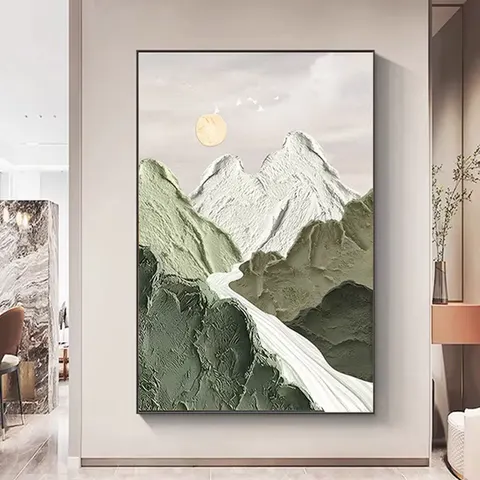 抽象 单幅 装饰画 现代简约 客厅背景墙挂画 晶瓷画
