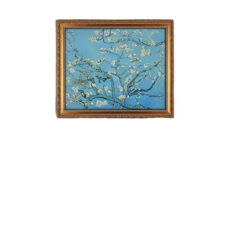 繁花 单幅 装饰画 现代简约 餐厅背景墙挂画 手绘油画