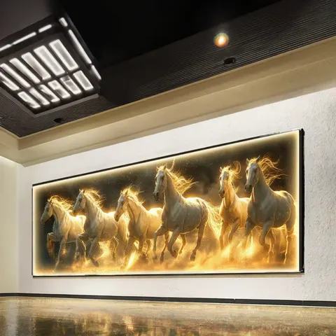 动物 单幅 装饰画 轻奢风 客厅背景墙挂画 手绘油画