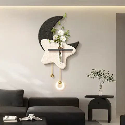 植物 单幅 装饰画 现代简约 玄关背景墙挂画 砂岩浮雕