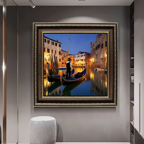 山水 单幅 装饰画 现代简约 客厅背景墙挂画