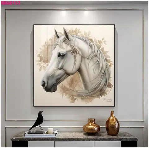动物 单幅 装饰画 现代简约 客厅背景墙挂画 晶瓷画
