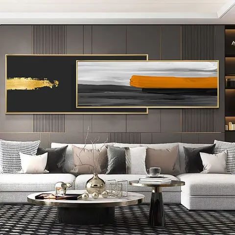 抽象 单幅 装饰画 现代简约 酒店背景墙挂画 晶瓷画