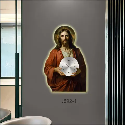 人物 单幅 装饰画 现代简约 客厅背景墙挂画 LED带灯画